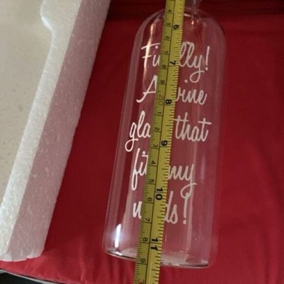 Big Mouth Toys Wine Bottle Glass *New* - Picture 10 of 11